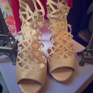 Cream color heels